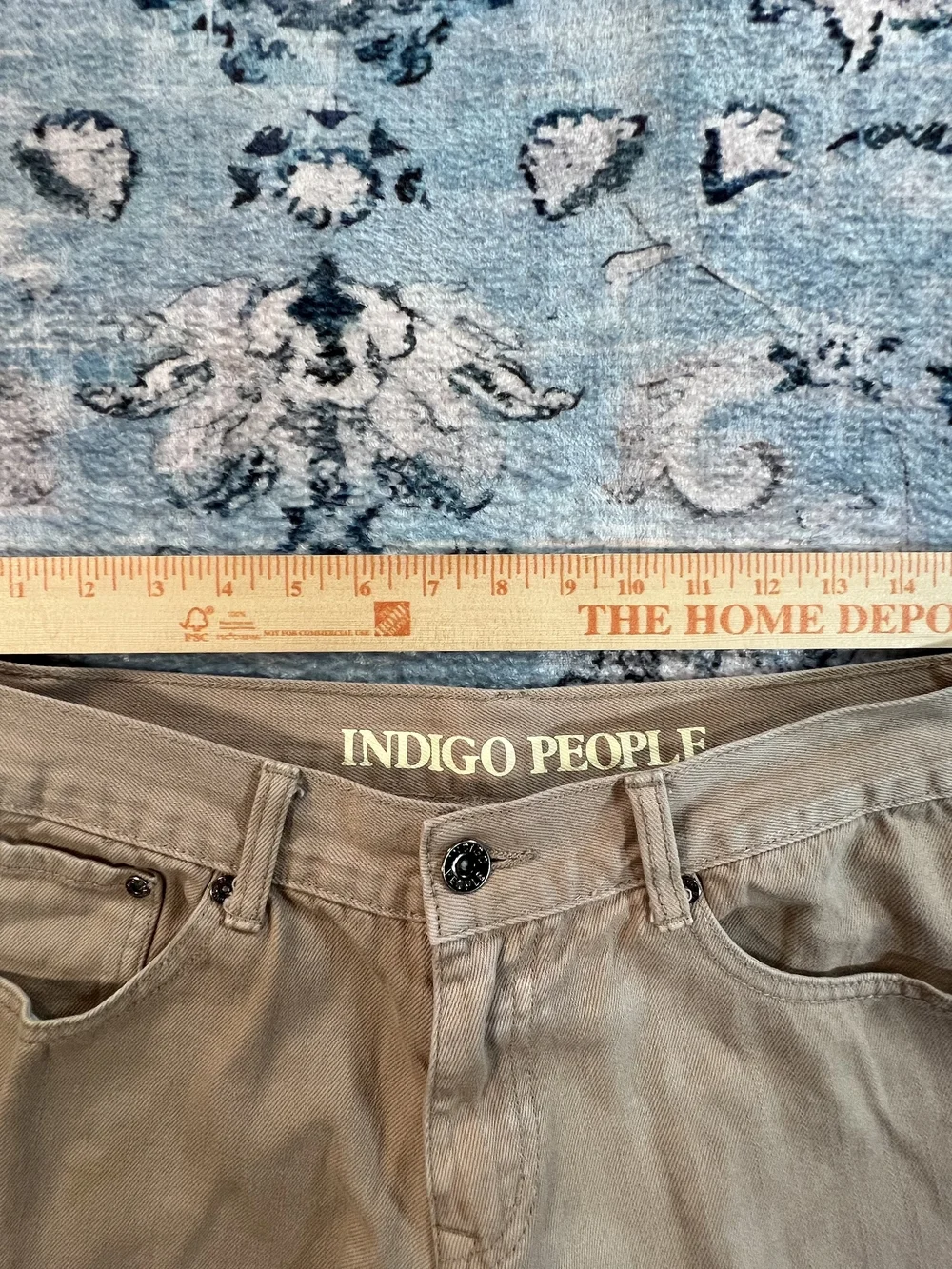 Indigo People Men Olive Straight-Leg Pants 32Wx32L